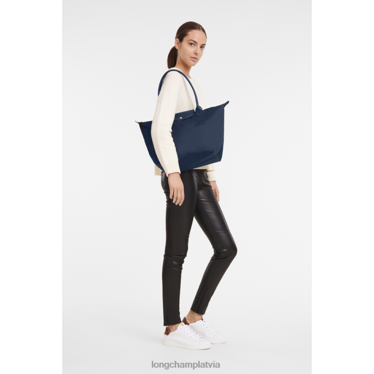 sievietes flote Longchamp le pliage zaļa soma somas 64NVH406