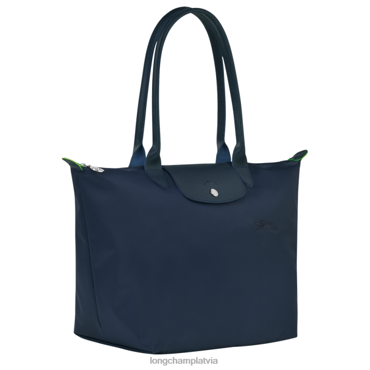sievietes flote Longchamp le pliage zaļa soma somas 64NVH406
