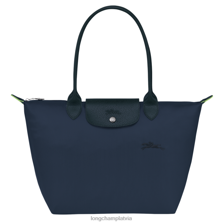 sievietes flote Longchamp le pliage zaļa soma somas 64NVH412