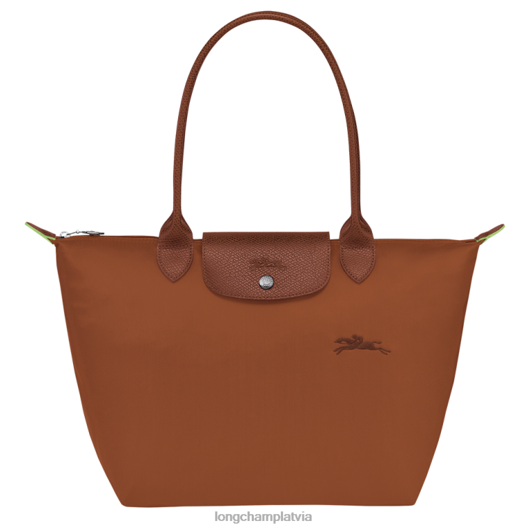 sievietes konjaks Longchamp le pliage zaļa soma somas 64NVH410