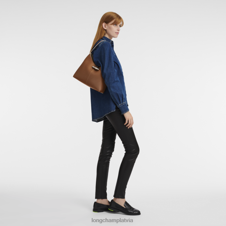 sievietes konjaks Longchamp roseau klaiņojoša soma somas 64NVH382