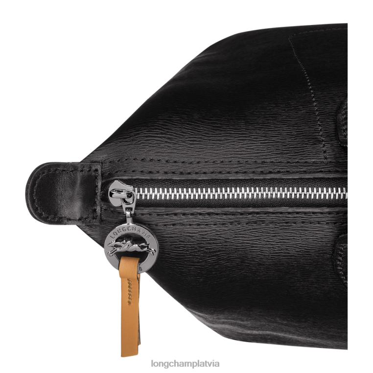 sievietes melns Longchamp le pliage city soma somas 64NVH352