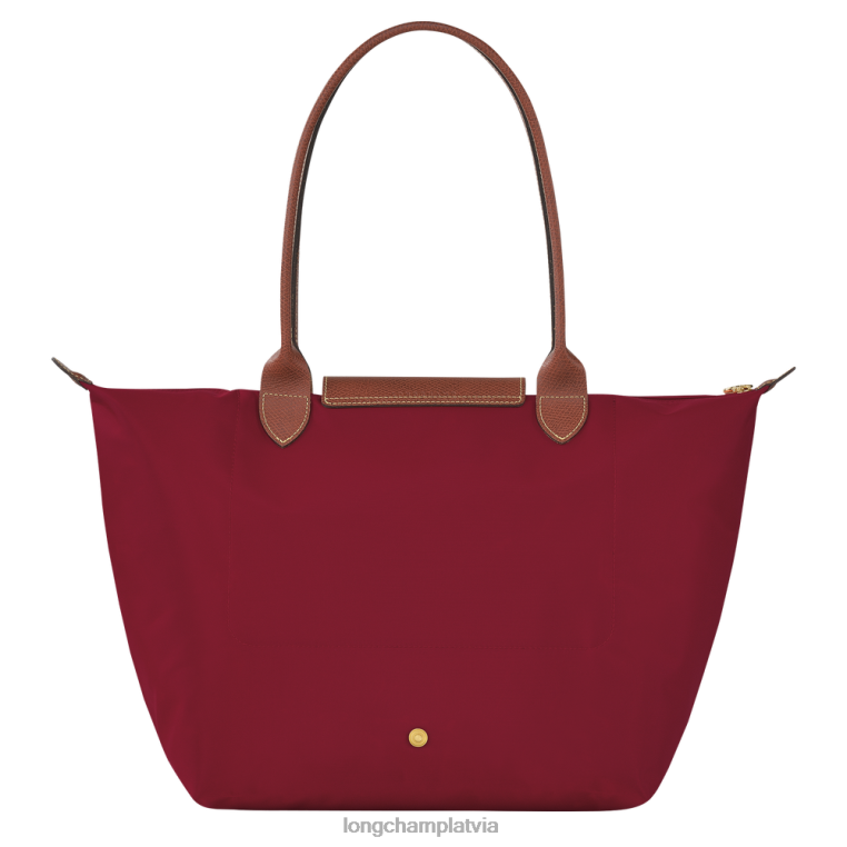sievietes sarkans Longchamp le pliage oriģinālā soma somas 64NVH416