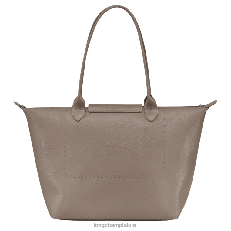 sievietes taupe Longchamp le pliage city soma somas 64NVH349