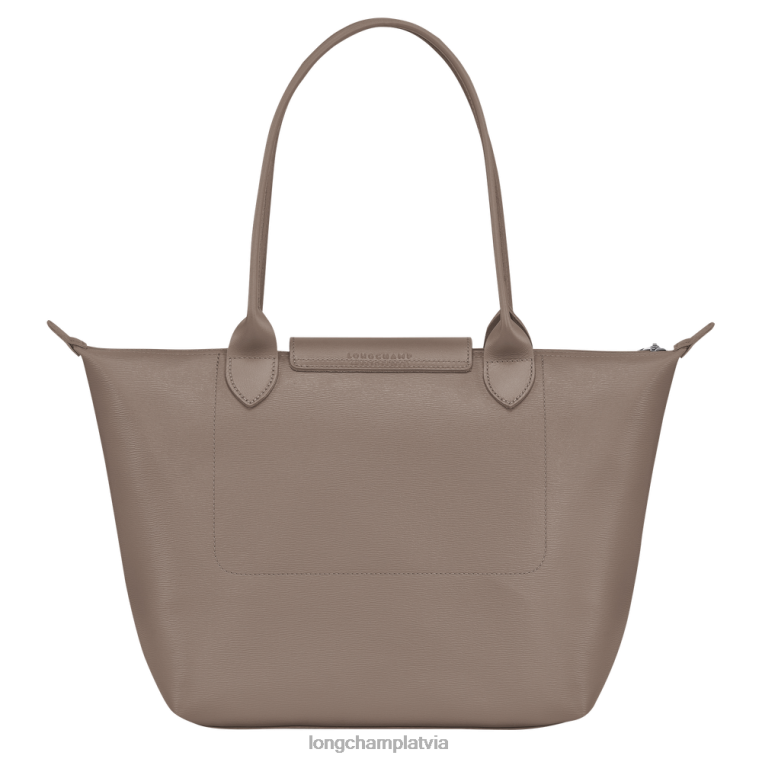 sievietes taupe Longchamp le pliage city soma somas 64NVH353
