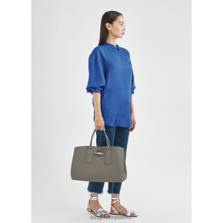 sievietes bruņurupuču balodis Longchamp roseau rokassomu somas 64NVH111