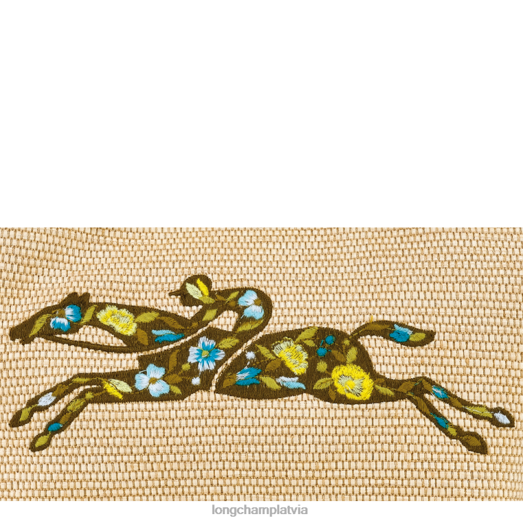 sievietes dzeltens Longchamp le panier pliage grozu soma somas 64NVH60