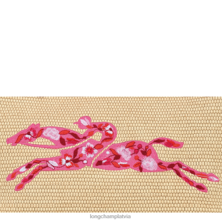 sievietes fuksija Longchamp le panier pliage grozu soma somas 64NVH62