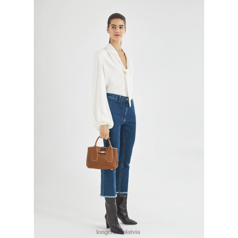 sievietes konjaks Longchamp roseau rokassomu somas 64NVH122