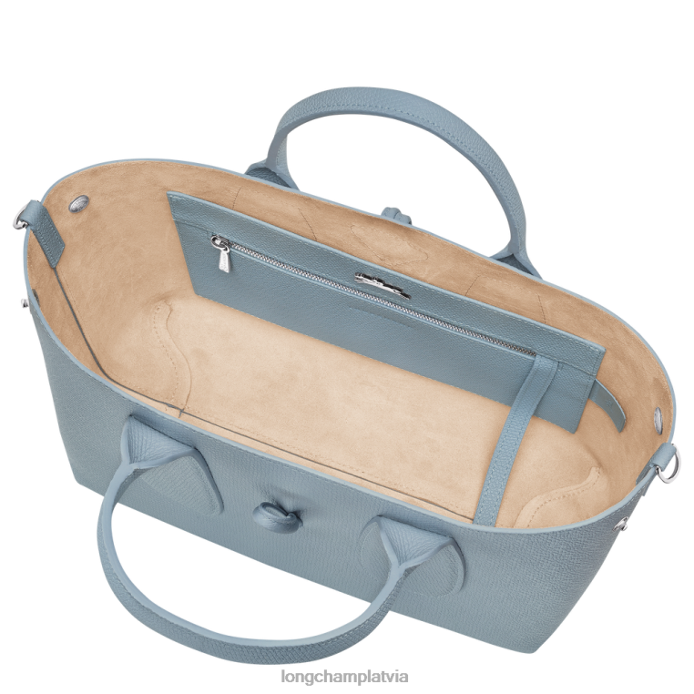 sievietes mākonis zils Longchamp roseau rokassomu somas 64NVH107