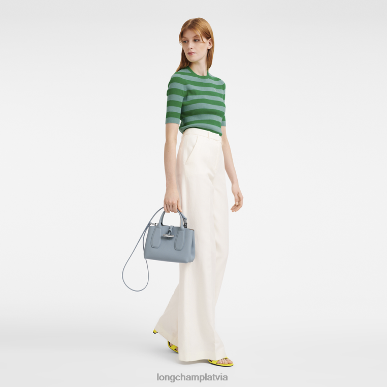 sievietes mākonis zils Longchamp roseau rokassomu somas 64NVH115