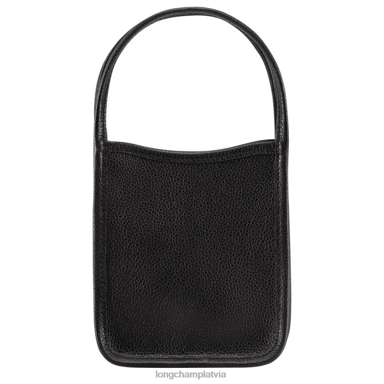 sievietes melns Longchamp le foulonne rokassomiņa somas 64NVH128