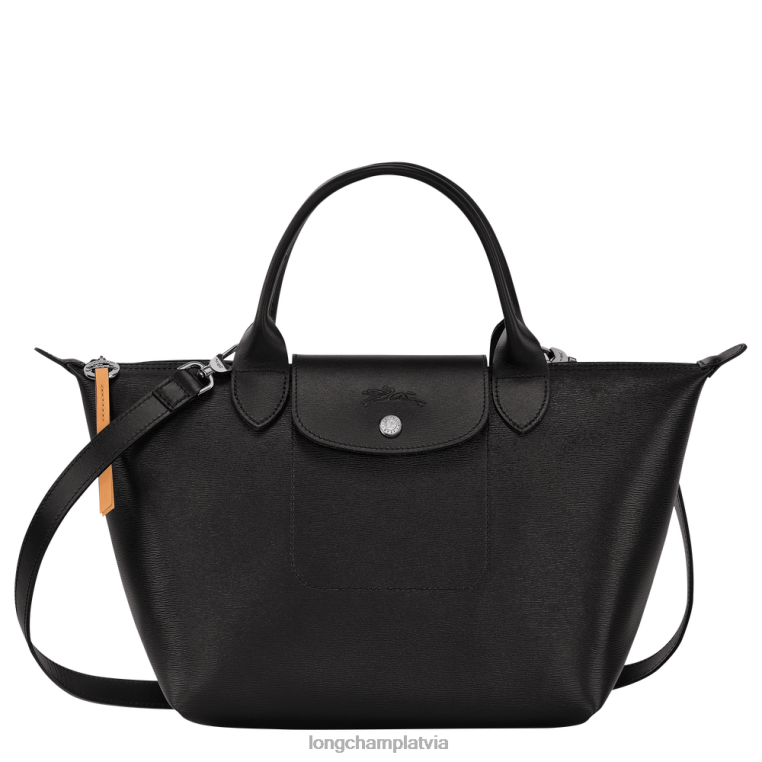 sievietes melns Longchamp le pliage city top roktura soma somas 64NVH87