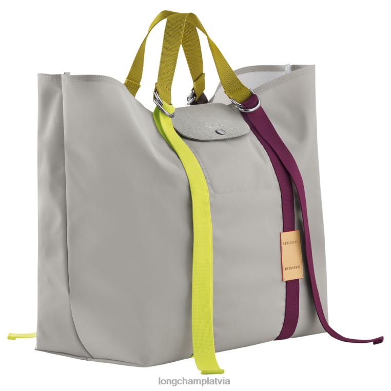 sievietes pelēks Longchamp le pliage re-play soma somas 64NVH54