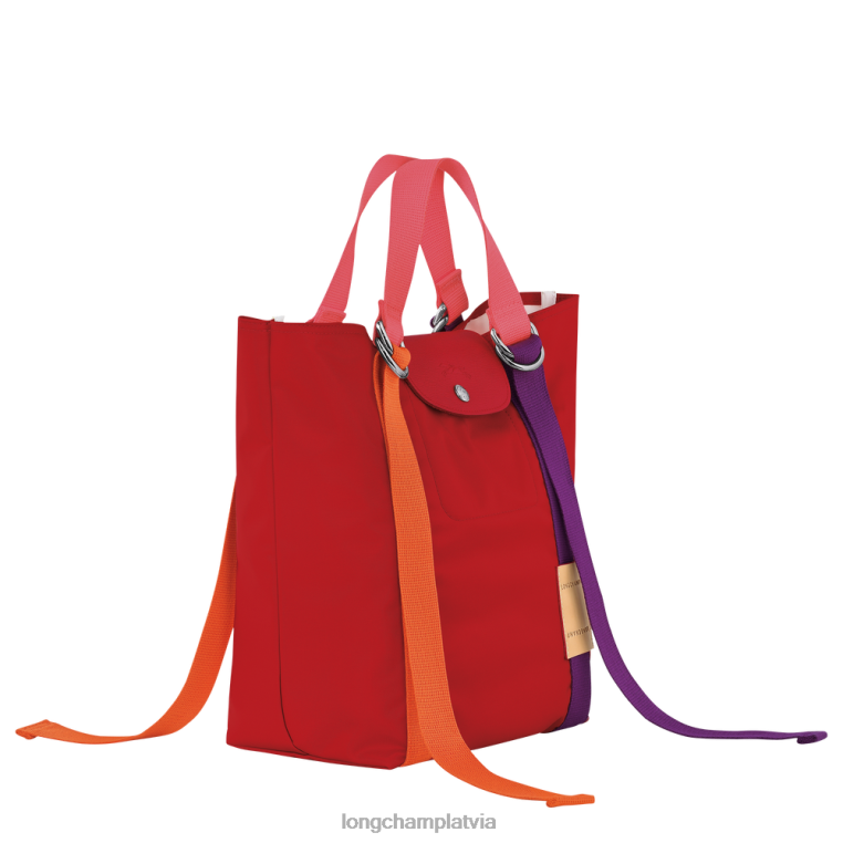 sievietes sarkans Longchamp le pliage re-play soma somas 64NVH52