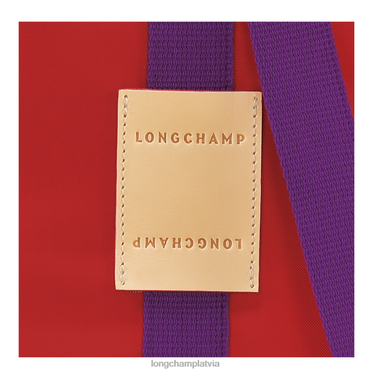 sievietes sarkans Longchamp le pliage re-play soma somas 64NVH58