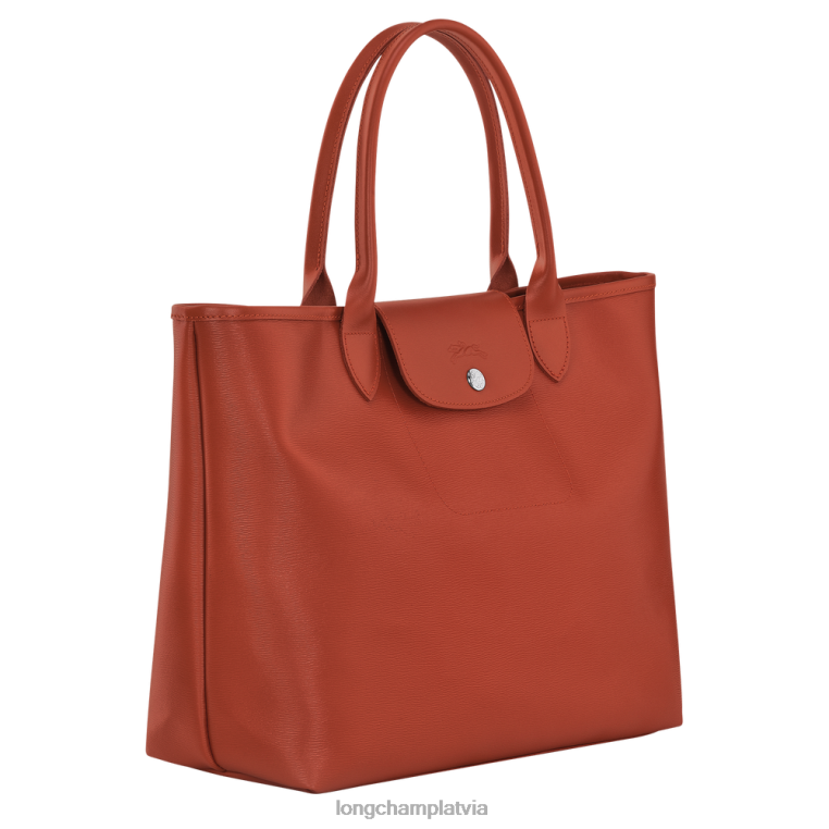 sievietes terakota Longchamp le pliage city soma somas 64NVH85