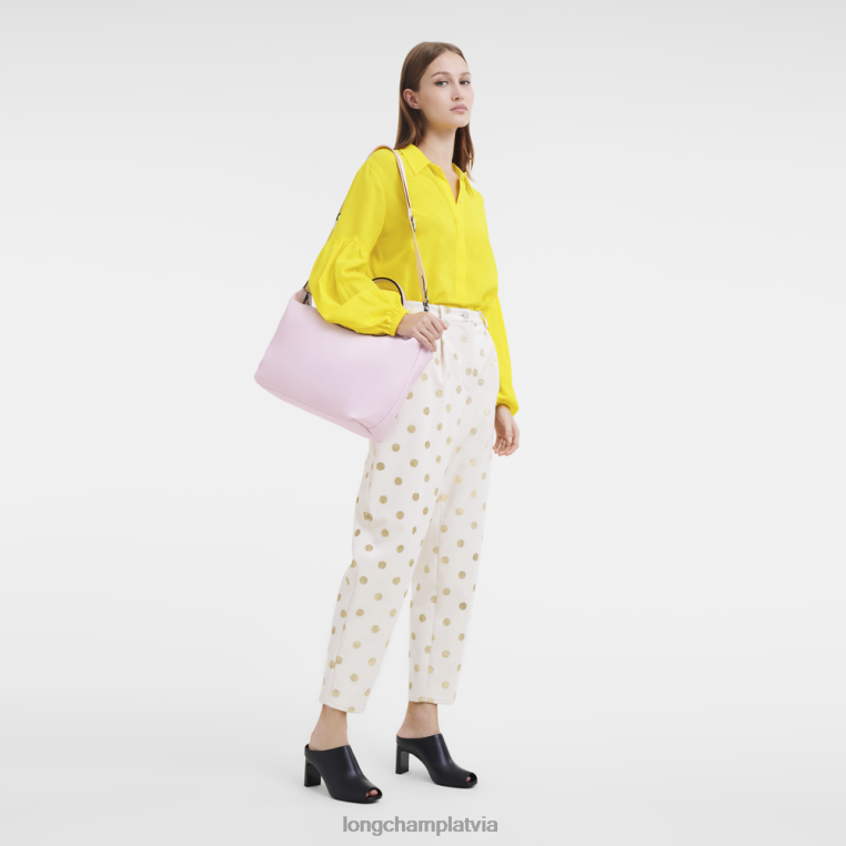 sievietes ziedlapa rozā Longchamp le pliage xtra rokassomiņa somas 64NVH143