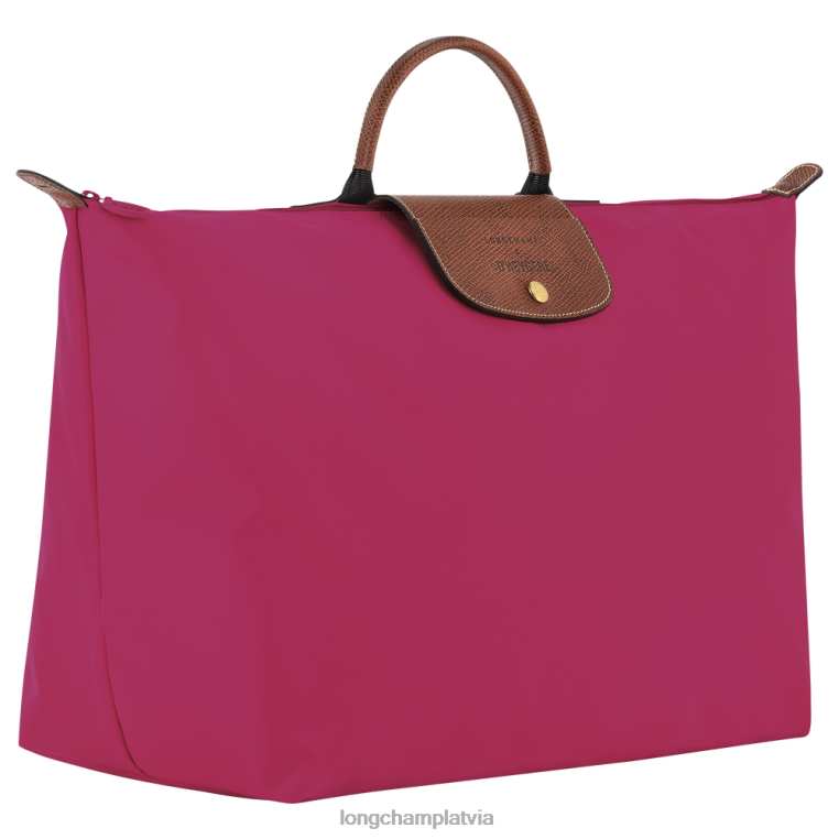 vīriešiem rozā Longchamp X D'heygere ceļojumu soma / mugursoma somas 64NVH834