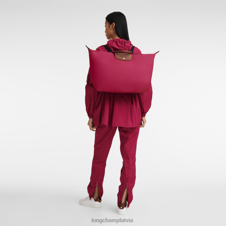 vīriešiem rozā Longchamp X D'heygere ceļojumu soma / mugursoma somas 64NVH834