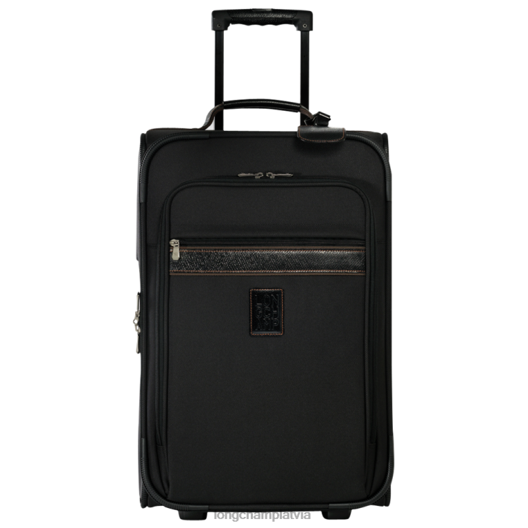 vīriešiem melns Longchamp Boksfordas čemodāns somas 64NVH849