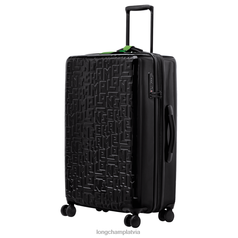 vīriešiem melns Longchamp lgp ceļojumu koferis somas 64NVH843