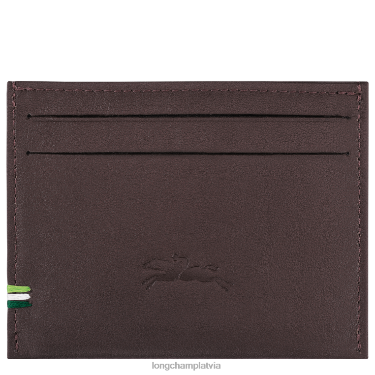 vīriešiem mokas Longchamp sur seine kartes turētājs ādas izstrādājumi 64NVH18
