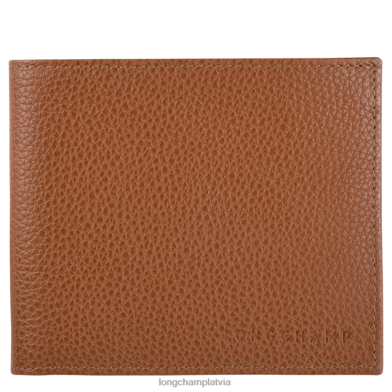 vīriešiem karamele Longchamp le foulonne maku ādas izstrādājumi 64NVH629