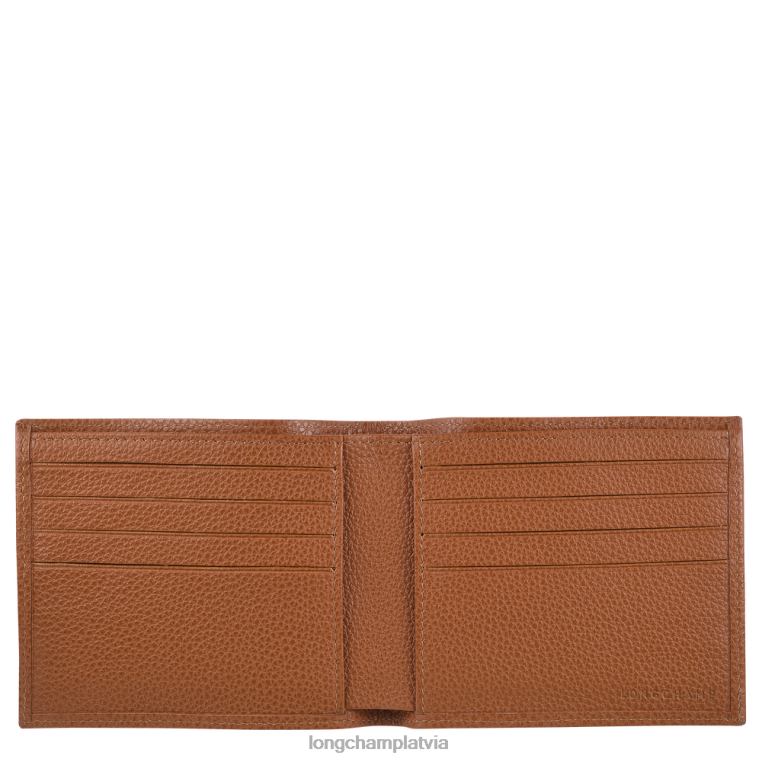 vīriešiem karamele Longchamp le foulonne maku ādas izstrādājumi 64NVH629