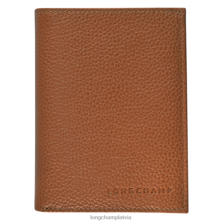 vīriešiem karamele Longchamp le foulonne maku ādas izstrādājumi 64NVH632