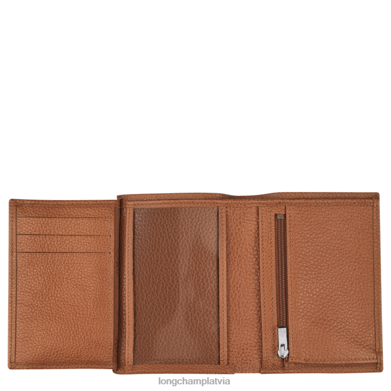 vīriešiem karamele Longchamp le foulonne maku ādas izstrādājumi 64NVH632