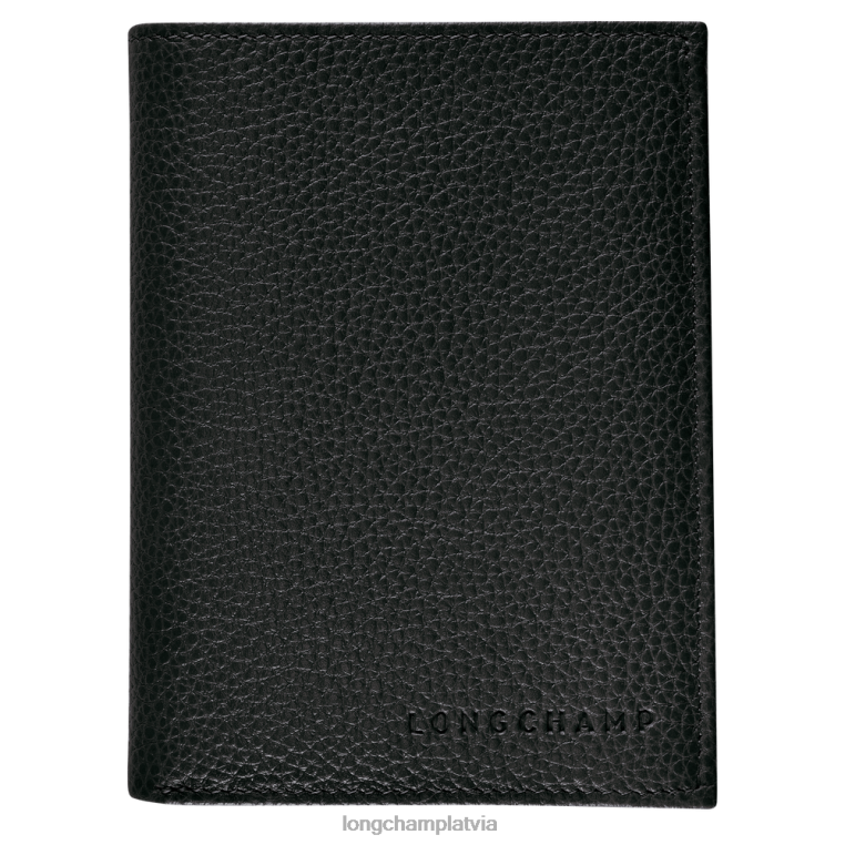 vīriešiem melns Longchamp le foulonne maku ādas izstrādājumi 64NVH630
