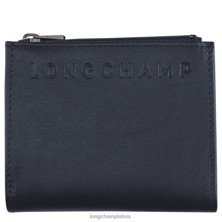 vīriešiem pusnakts zils Longchamp 3D maciņš ādas izstrādājumi 64NVH626