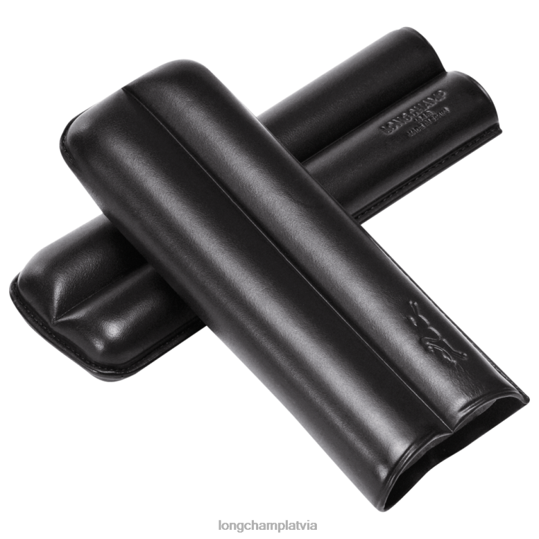 vīriešiem melns Longchamp citu līniju cigāru futrālis Piederumi 64NVH1135