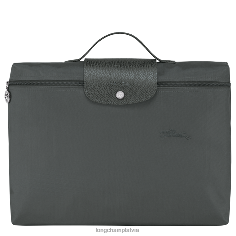 vīriešiem grafīts Longchamp le pliage zaļā dokumentu mape somas 64NVH495