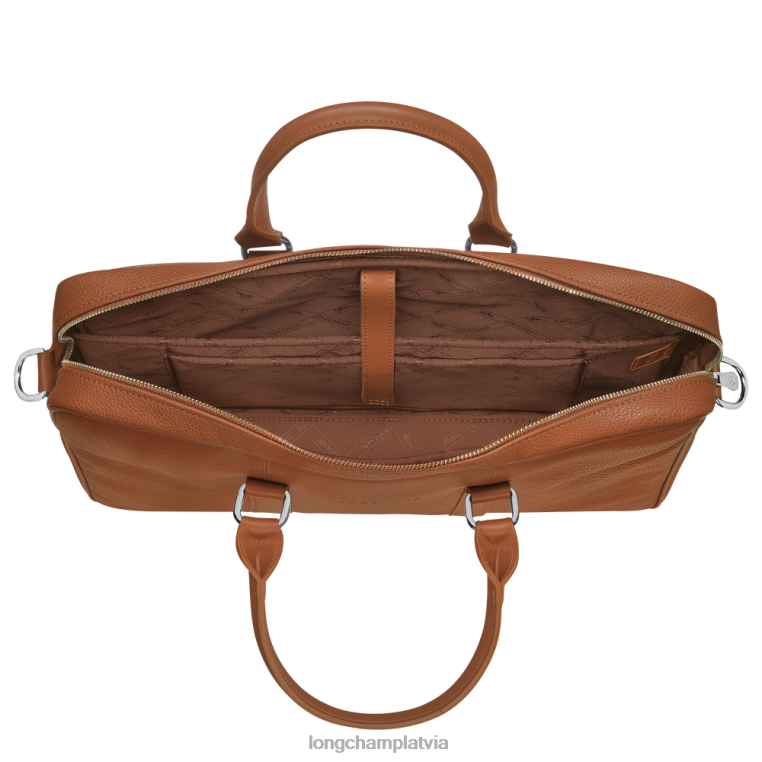 vīriešiem karamele Longchamp le foulonne portfelis somas 64NVH480