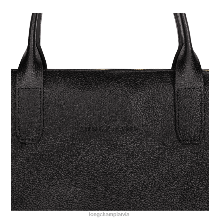 vīriešiem melns Longchamp le foulonne portfelis somas 64NVH467