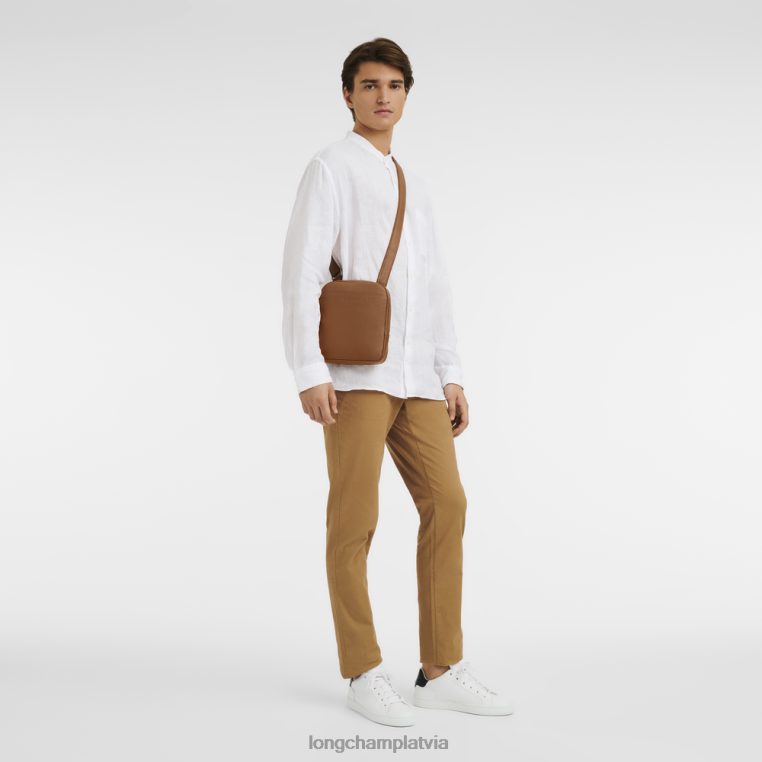 vīriešiem karamele Longchamp le foulonne crossbody bag somas 64NVH1087