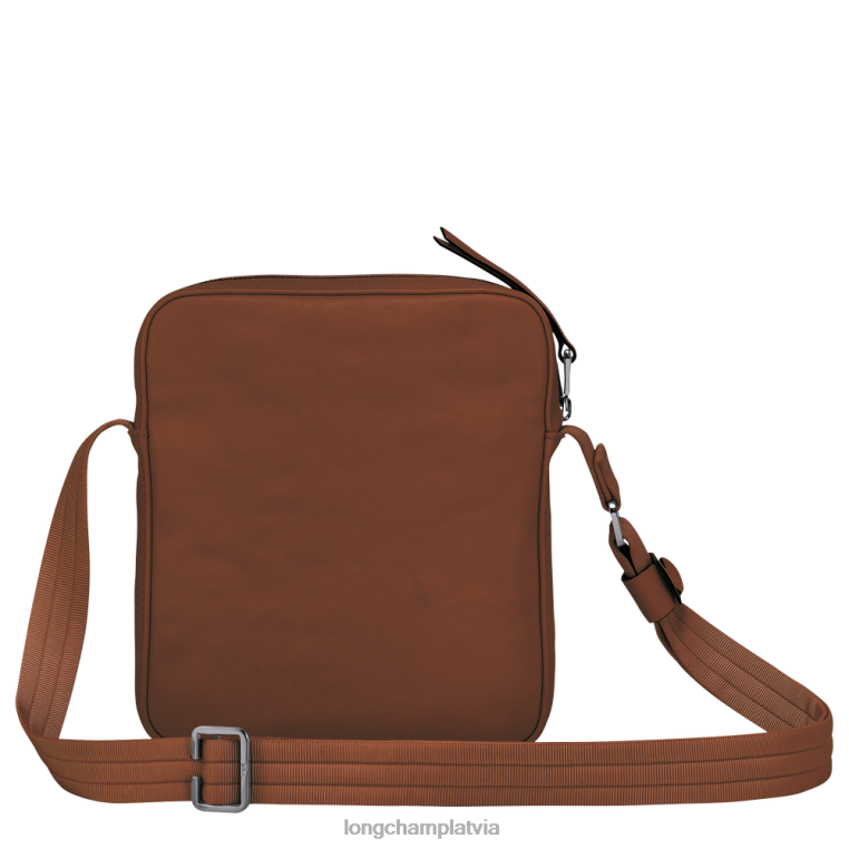 vīriešiem konjaks Longchamp 3D crossbody soma somas 64NVH1125