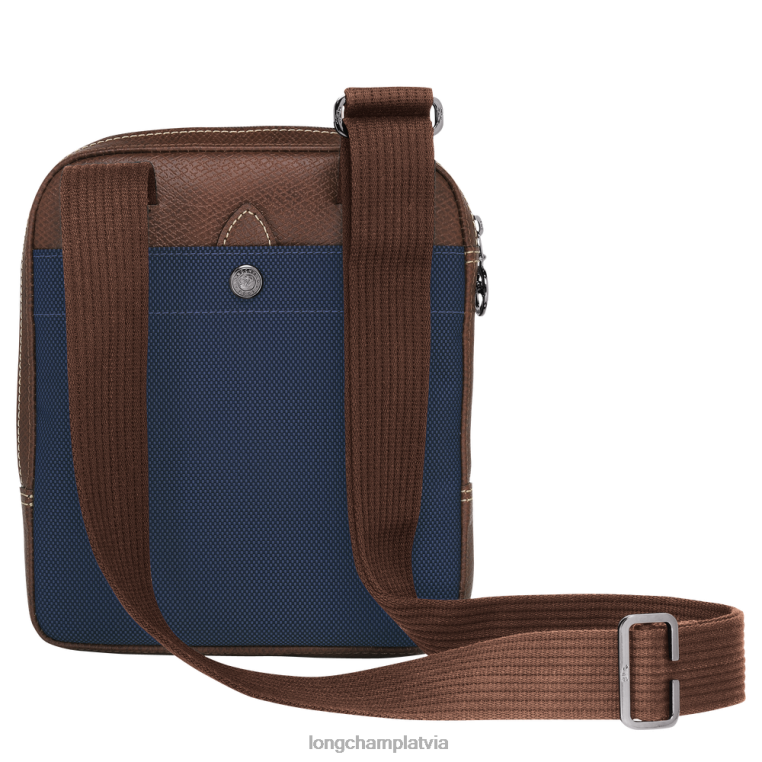 vīriešiem zils Longchamp Boxford crossbody soma somas 64NVH1109