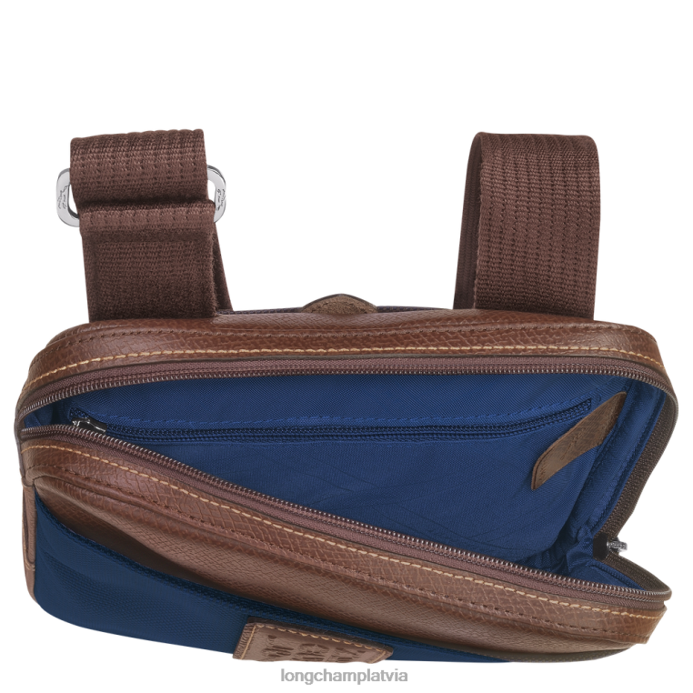 vīriešiem zils Longchamp Boxford crossbody soma somas 64NVH1109